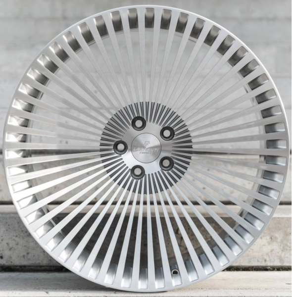 La Chanti LC-F37 Silber gebürstet 22x9,5 5x4.41
